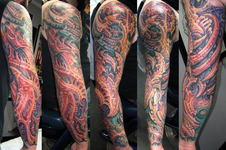 Tattoos - Biomech Sleeve - 114084